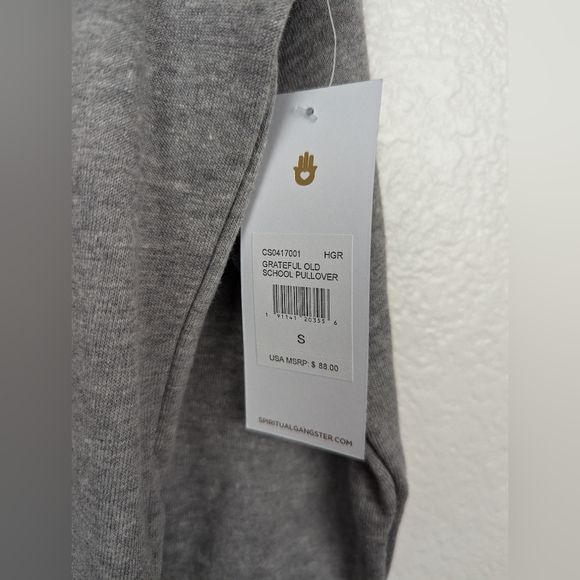 Spiritual Gangster grateful old School pullover sweater small - Picture 2 of 3